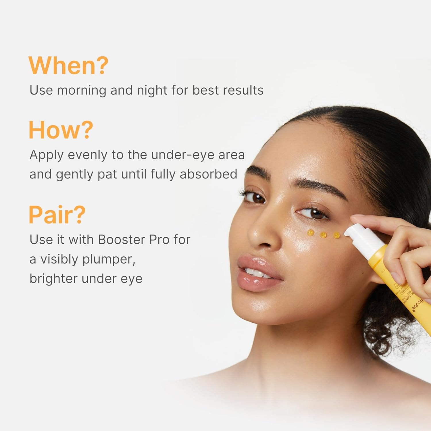 image:imagemedicube Eye Serum with Kojic Acid Turmeric AllDay Brightening Eye Gel Serum Refreshing Eye Care with Vitamin C Retinol amp Caffeine Hydrating amp Cooling Formula Korean Skincare 101 floz101 Fl Oz Pack of 1