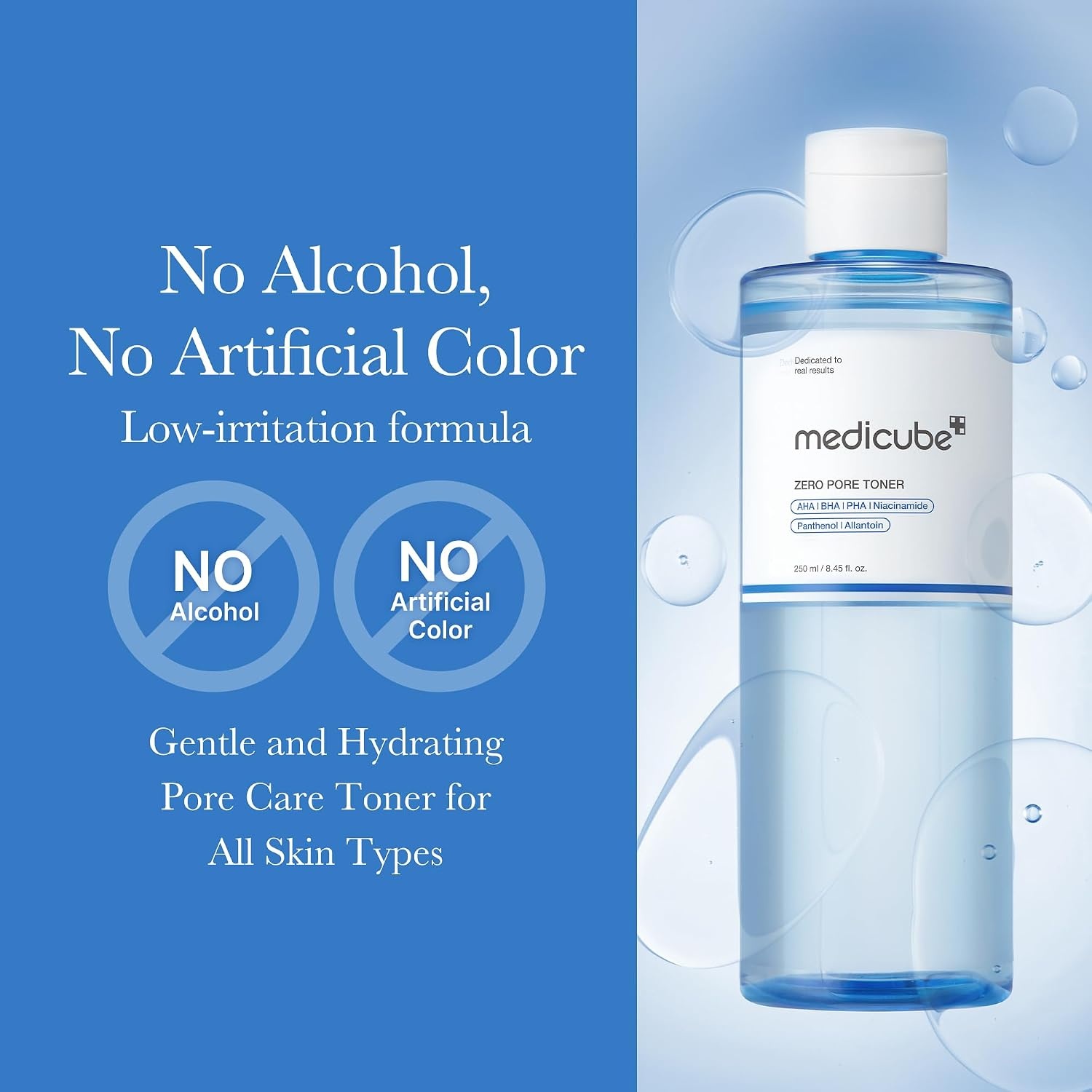 image:imagemedicube Glass Glow Flawless Pore Care Duo Zero Pore Blackhead Cleansing Oil and Zero Pore Toner