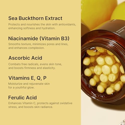 image:imagemedicube Glass Skin Refining Duo at Night Deep Vitamin C Golden Capsule Face Moisturizer and Turmeric Overnight Wrapping Peel Off Mask 20