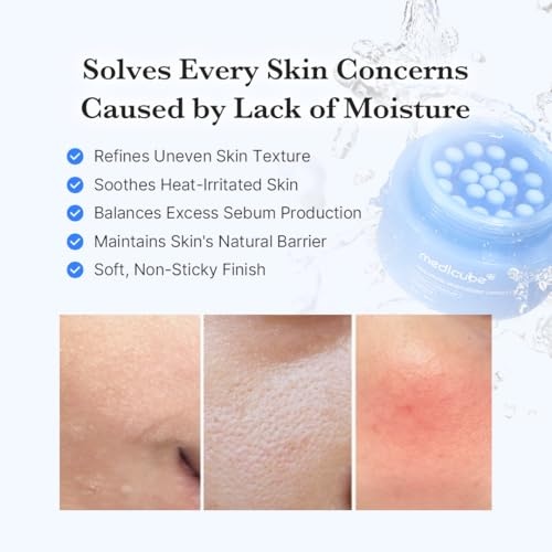image:imagemedicube Hyaluronic Moisture Boosting Duo Hyaluronic Acid Capsule Cream and Hyaluronic Serum Set Deep Hydration Moisture Lock and Plumping Care for Smooth Healthy and Dewy Skin