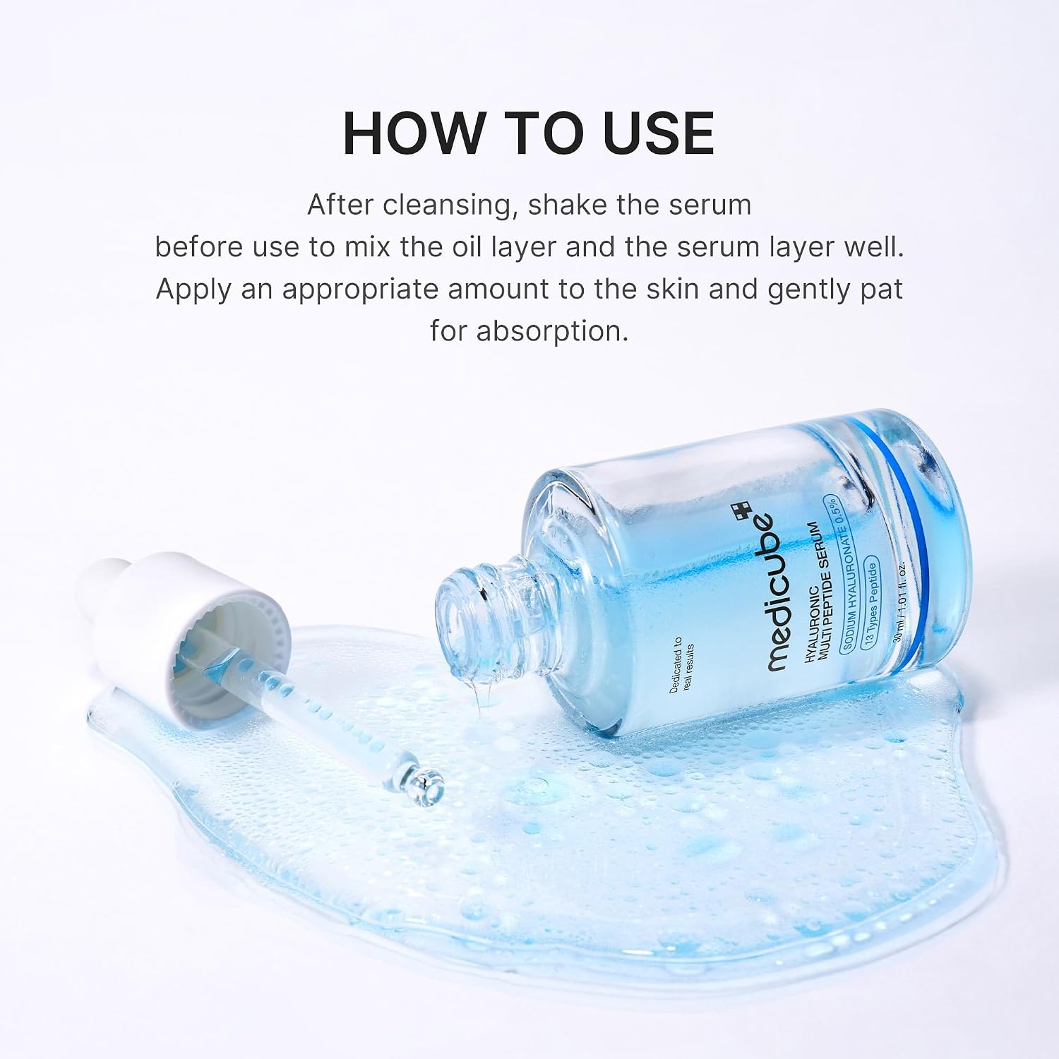image:imagemedicube Hyaluronic Multi Peptide PDRN Serum Lightweight Hydrating Serum Lightweight WaterFull Facial Serum for All Skin Types Korean Skincare 101 floz