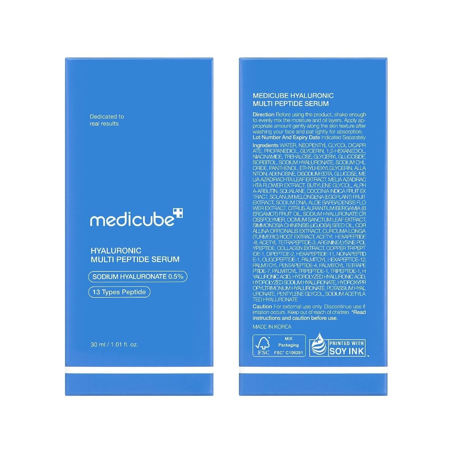 image:imagemedicube Hyaluronic Multi Peptide PDRN Serum Lightweight Hydrating Serum Lightweight WaterFull Facial Serum for All Skin Types Korean Skincare 101 floz