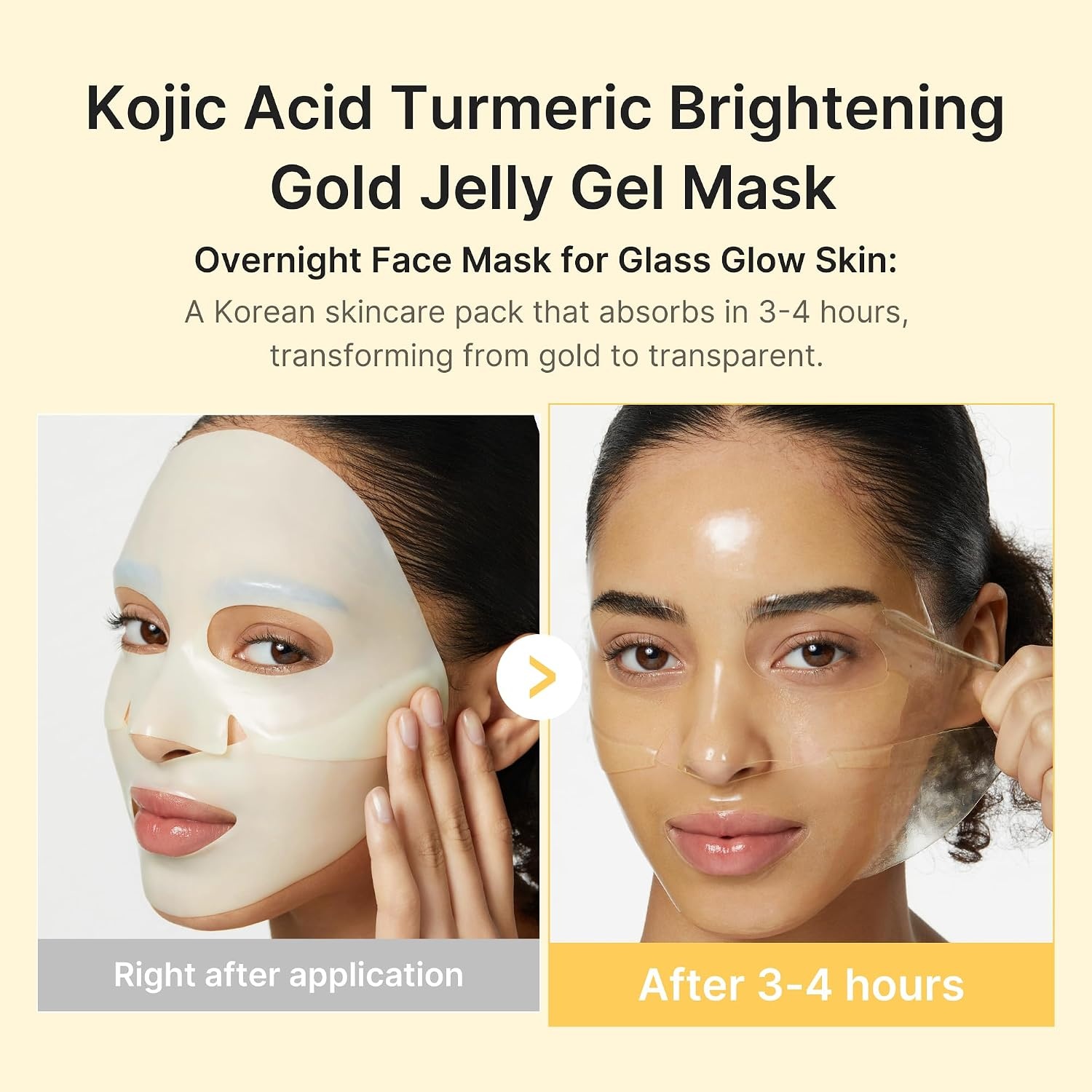 image:imagemedicube Kojic Acid Balance amp Calm Duo for Troubled Skin Kojic Acid Turmeric Brightening Gold Jelly Gel Mask and Kojic Acid Turmeric Clarifying amp Balancing Capsule Serum