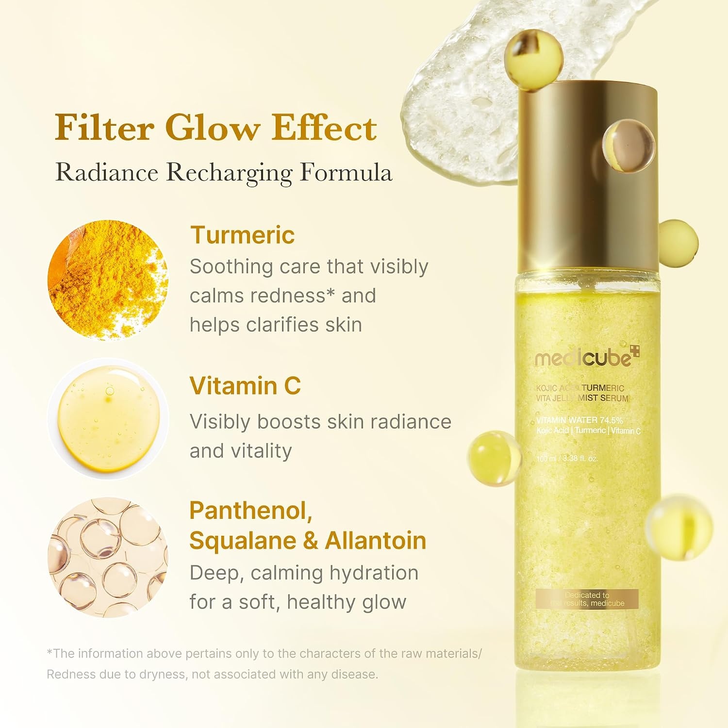 image:imagemedicube Kojic Acid Body Wash amp Glow Spray Duo Kojic Acid Turmeric Brightening Body Wash and Turmeric Vitamin Gold Jelly Mist Serum 2Step Cleanse amp Spray for Glowing Body PostShower Routine