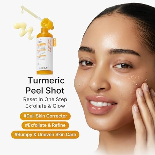 image:imagemedicube Kojic Acid Turmeric Peel amp Tone Facial Duo Turmeric Peel Shot and Kojic Acid Smoothing Toner Gentle Facial Exfoliation amp ToneRefining Care for Uneven Skin Tone amp Texture