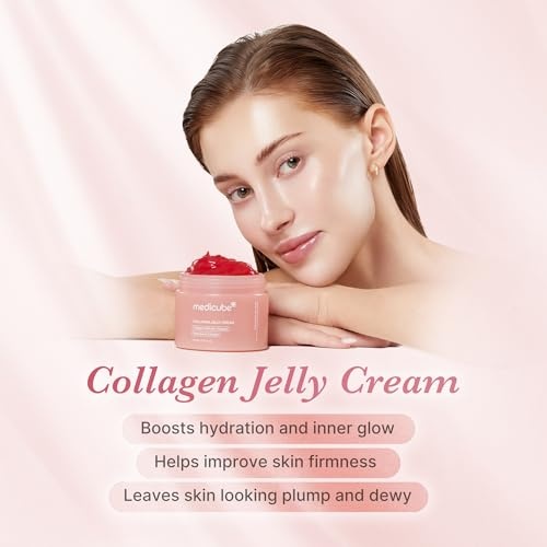 image:imagemedicube Korean Collagen for Beginner Collagen Overnight Wrapping Peel Off Facial Mask Pack and Jelly Cream 169 Fl Oz 50ml