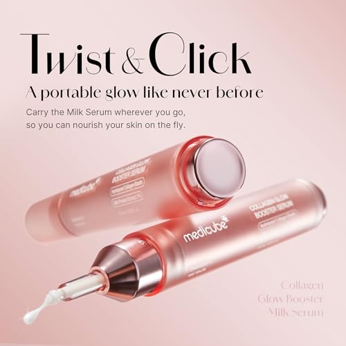 image:imagemedicube Milky Collagen Double Glow Lock Duo Collagen Glazed Milky Wrapping Mask and Booster Serum 130DaCollagen Niacinamide Glutathione for Plumped Radiant Glass Skin