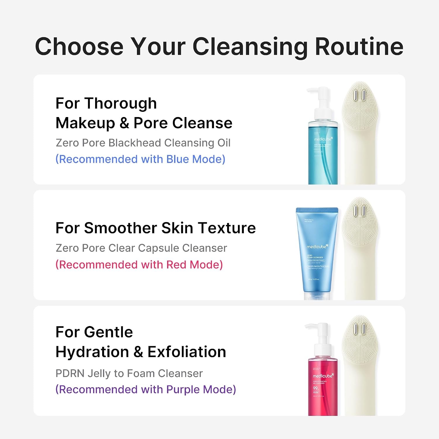 image:imagemedicube Mini Booster Pro Plus Full Facial Device Set 3in1 Korean Facial Device for Makeup Removal amp Pore Cleansing Skin Definition amp Body Care Skincare Boost with 3 Modes PinkBeige