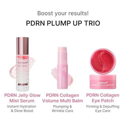 image:imagemedicube PDRN OntheGo Glow Duo PDRN Collagen Volume Multi Balm and Jelly Mist Serum Volufiline NAD Collagen for Glass Glow Firming amp TouchUp Care Anytime Anywhere Gifts for Women Skincare