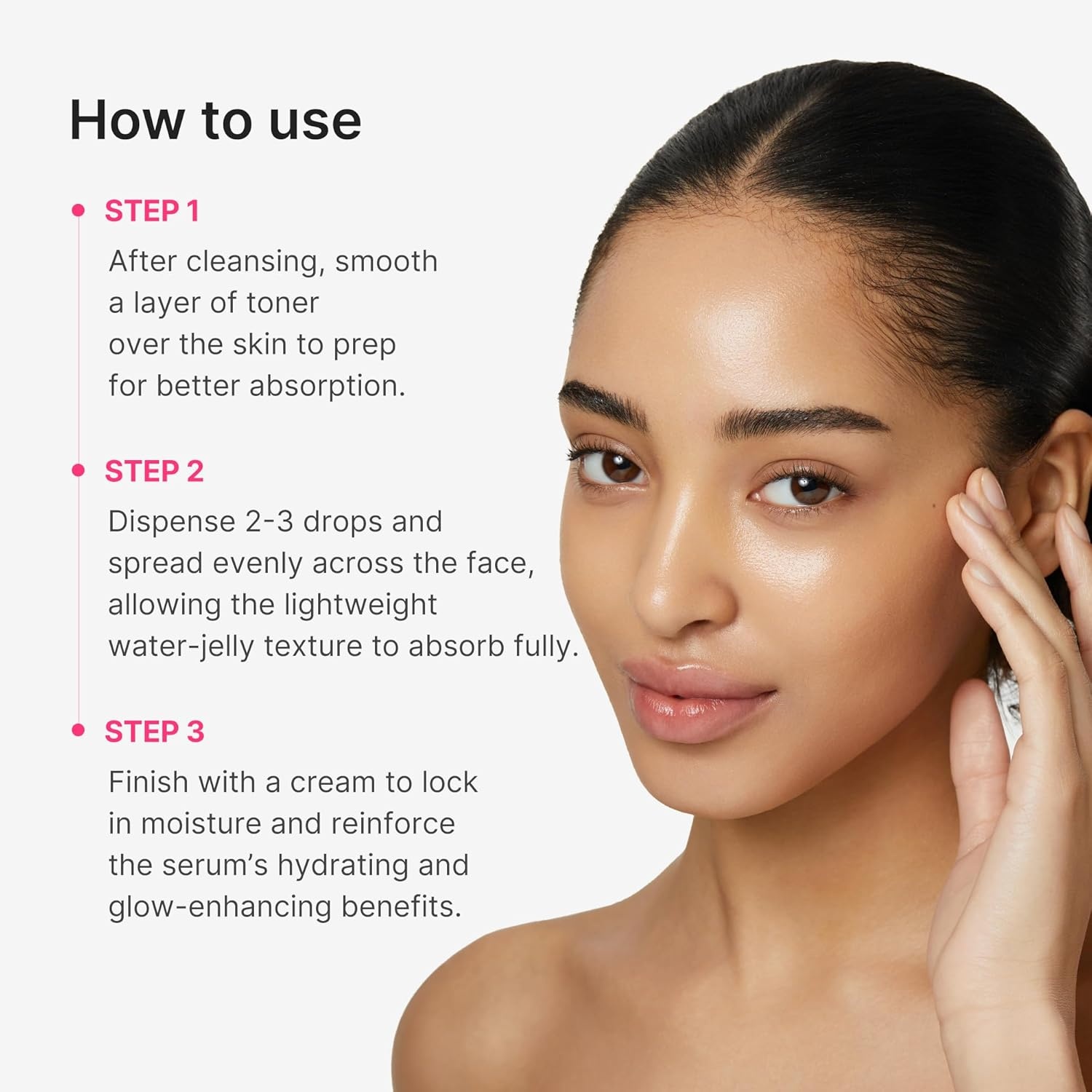 image:imagemedicube PDRN Pink Collagen Glow Jelly Serum Lightweight WaterJelly For Plump amp Supple Skin Radiance amp Elasticity Care Korean Skin Care 101 floz