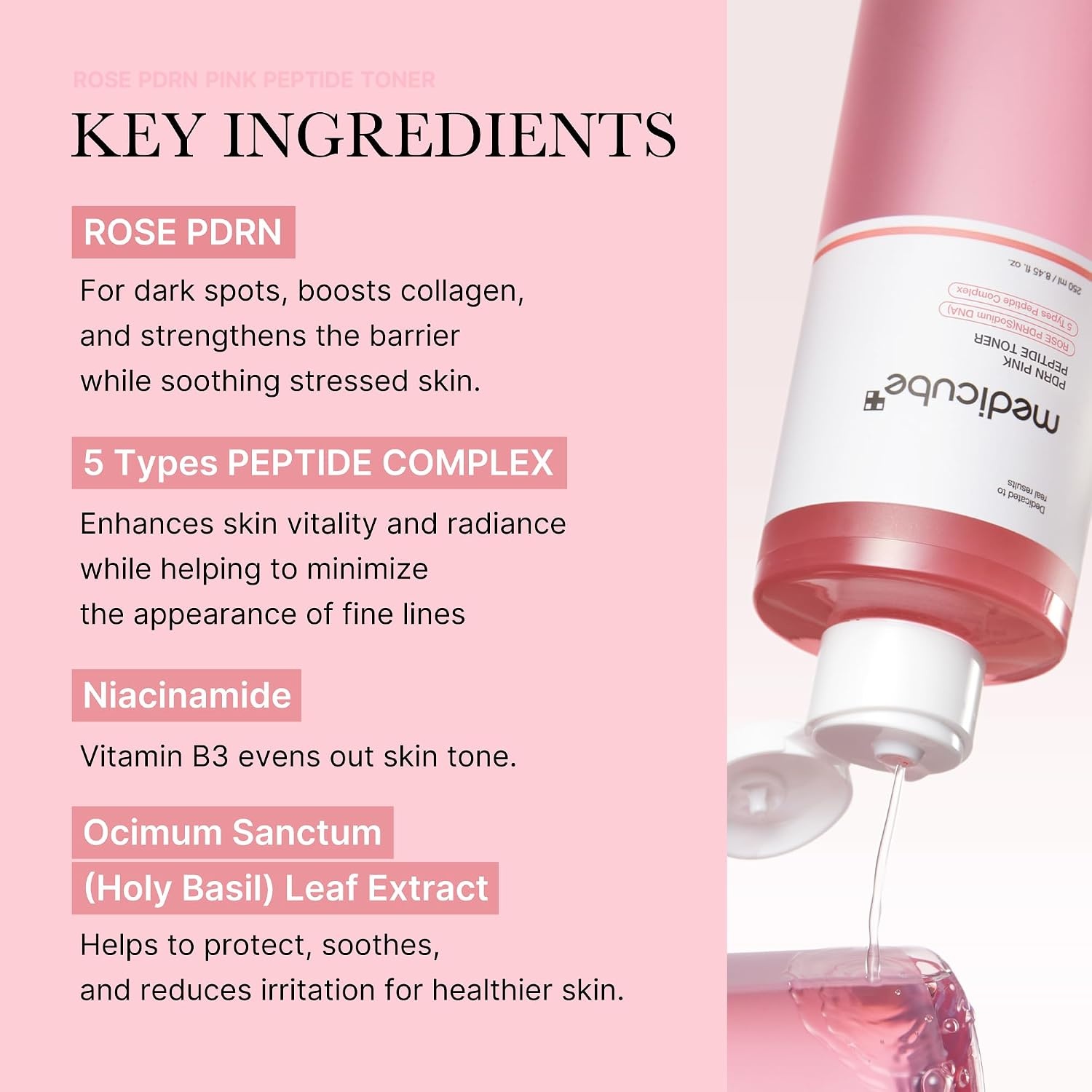 image:imagemedicube Pink Glow Home Care Duo PDRN Pink Peptide Toner and Collagen Jelly Cream 110ml