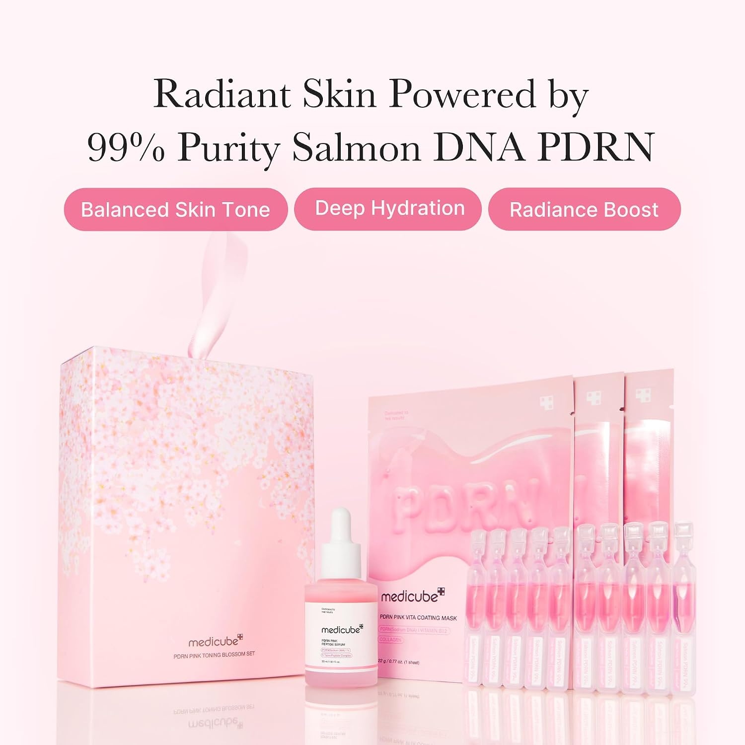 image:imagemedicube Pink PDRN Trio Gift Set for Glass Glow Skin