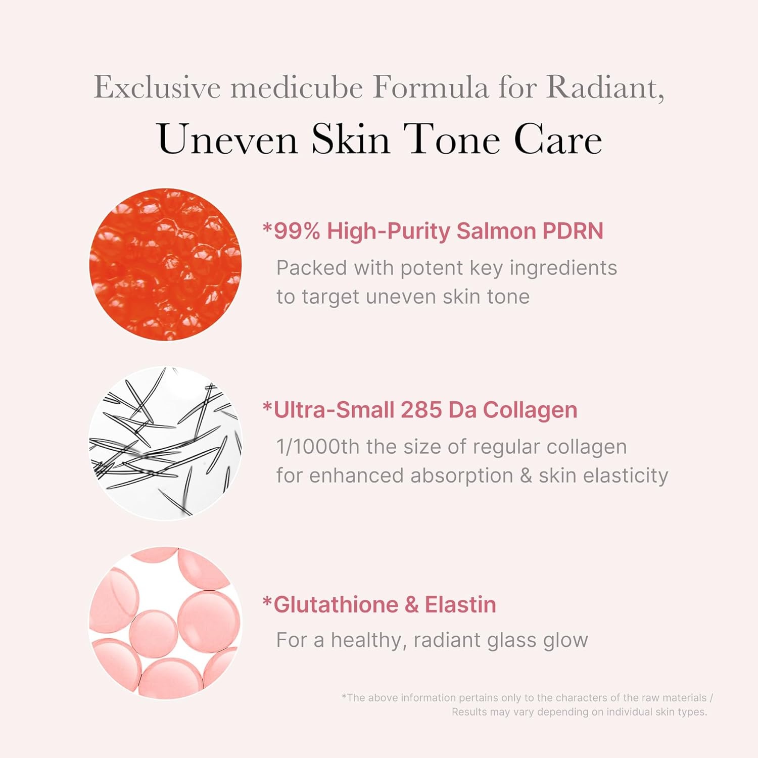 image:imagemedicube Salmon DNA PDRN Pink One Day Serum Intensive Ampoule with PDRN Collagen Glutathione Hyaluronic Acid Improves skin radiance and glow Korean Skincare 10ea