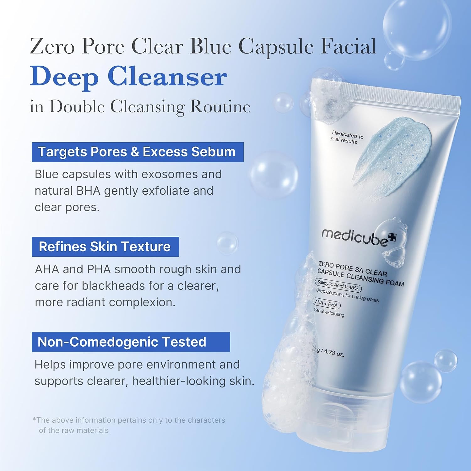image:imagemedicube Zero Pore Cleanse amp Swipe Duo Zero Pore Pad Mild Zero Capsule Foam Cleanser Exfoliating and Clarifying Pore Care Set for Refined Skin Texture and Excess Sebum Control