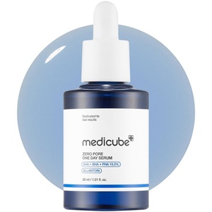 Medicube Zero Pore One-day Serum 1.01 fl.oz – Overnight Resurfacing Serum with Pore Tightening Complex – 15.2% AHA+BHA+PHA & 2% Niacinamide – 10.8% reduction in pore appearance after one day of use