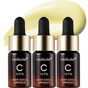 medicube Deep Vita C Serum 2.0 – Pure Vitamin C for Radiance & Glow | Helps Improve the Look of Uneven Skin Tone, Korean Skincare, 10 g x 3 Bottles(0.35 Fl Oz (Pack of 3))