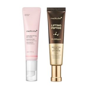 medicube Eye Serum Duo for Firmer-Looking Skin: PDRN Peptide Serum and Deep Reviving Peptide Eye Cream | Korean Skincare, Gifts for Women, Skin Care Set