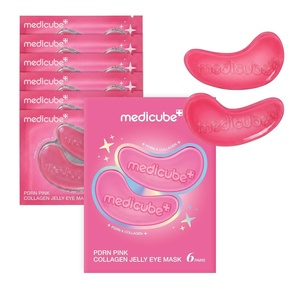 medicube Jelly Eye Mask PDRN Pink Collagen | Hydrogel Eye Patches with PDRN, Collagen, NAD | Refreshing for Puffy, Tired Eyes | Firming for Look of Wrinkles, Fine Lines | Korean Skincare (28 Pairs)(PDRN (6 Pairs))