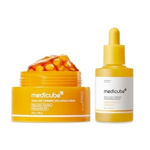 medicube Kojic Acid Capsule Brightening Duo: Kojic Acid Capsule Cream and Serum | Tone Renewal & Radiance Care Routine