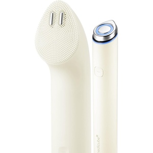 medicube Mini Booster Pro Plus Full Facial Device Set | 3-in-1 Korean Facial Device for Makeup Removal & Pore Cleansing, Skin Definition & Body Care, Skincare Boost with 3 Modes | Pink(Beige)