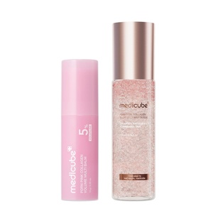 medicube PDRN On-the-Go Glow Duo: PDRN Collagen Volume Multi Balm and Jelly Mist Serum | Volufiline, NAD, Collagen for Glass Glow, Firming & Touch-Up Care Anytime Anywhere | Gifts for Women, Skincare
