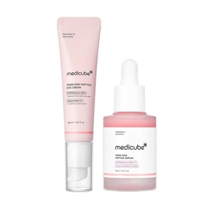 medicube PDRN Peptide Serum Duo for Face & Eye: PDRN Peptide Eye Serum and Salmon DNA Facial Serum for Radiant, Plump Skin | Korean Skincare, Gifts for Women, Skin Care Set