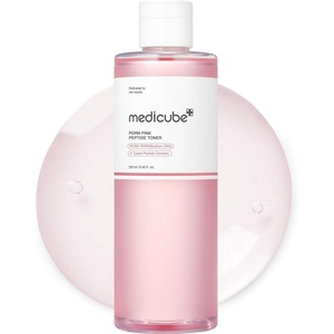 medicube PDRN Toner Salmon DNA PDRN CICA Soothing Toner | Lightweight Watery Toner with PDRN, Niacinamide, Peptides – For Uneven Skin Tone & Soothing, Korean Skincare, 8.45 fl. oz(Rose PDRN Watery)