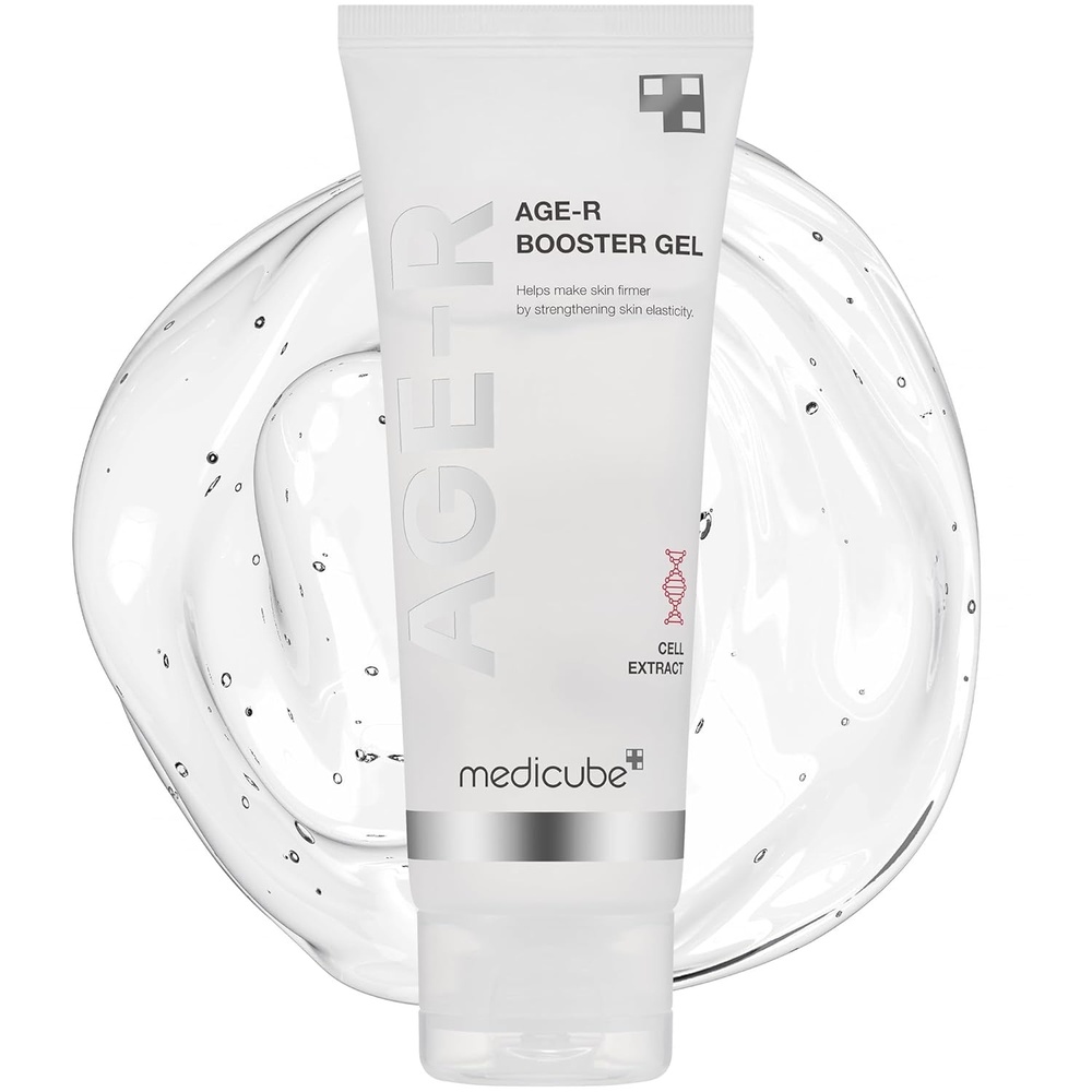 image:imageMedicube AgeR Booster Gel Serum for Skin Care Devices Moisturizing and Nourishing Facial Serum with Plant Stem Cell Extract Hyaluronic Acid Collagen Hypoallergenic Korean Skin Care