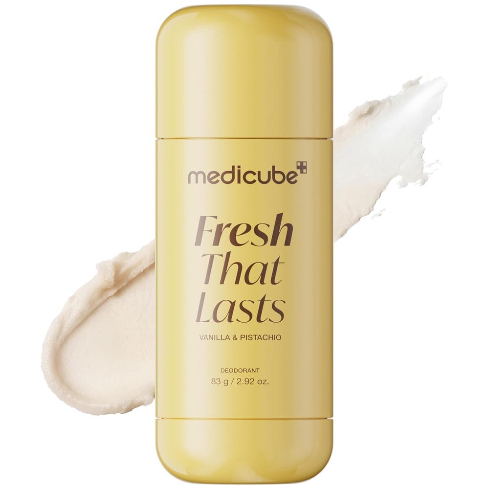 image:imagemedicube Kojic Acid amp Turmeric AluminumFree Deodorant for Women amp Men Vanilla amp Pistachio Perfumed Stick AllDay Odor Protection Underarm Brightening Care Korean Skincare 292 oz