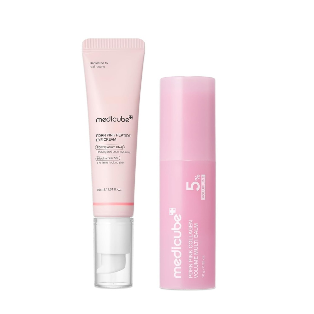image:imagemedicube PDRN Eye amp Line Care Duo PDRN Eye Serum and Volume Multi Balm Stick Face amp Neck Firming Care Volufiline Salmon DNA Collagen amp NAD Korean Skincare KBeauty Set Gifts for Women