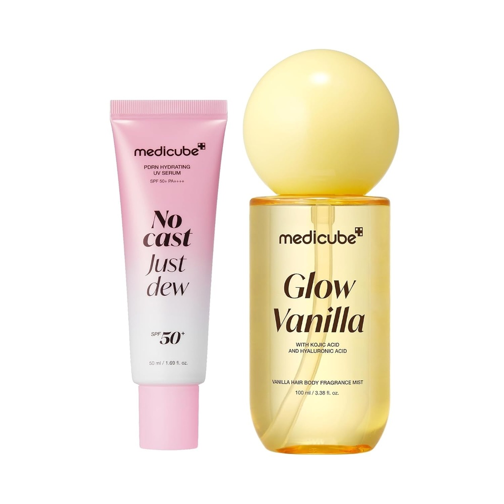 image:imagemedicube Summer Scent amp Dew Duo PDRN Sun Serum amp Vanilla Fragrance Mist