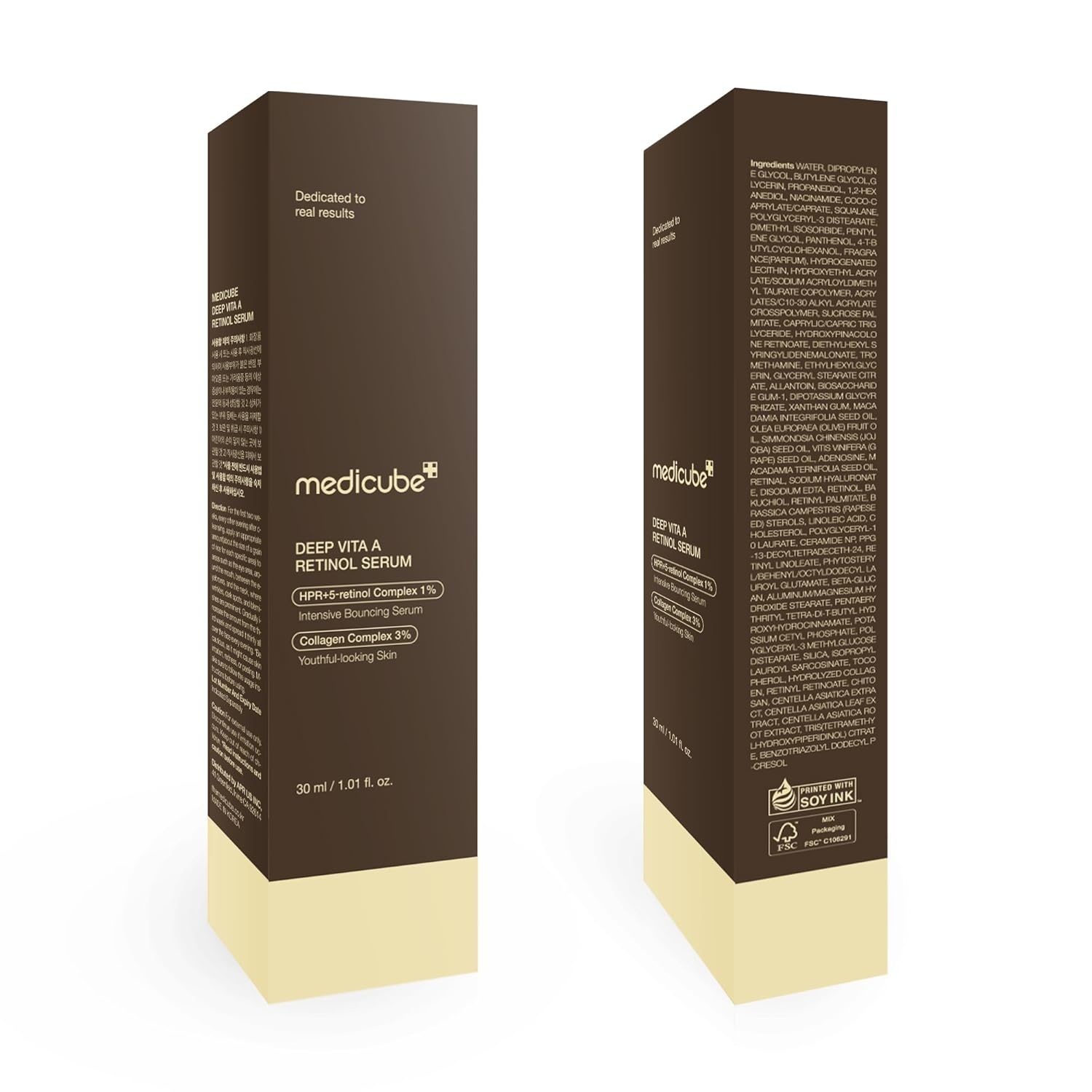 image:imagemedicube Deep Reviving Bakuchiol Retinol Facial Serum AntiAging 4th Gen Retinol amp Bakuchiol Targets Fine Lines Uneven Skin Tone Korean Skin Care Low Irritant 101 oz