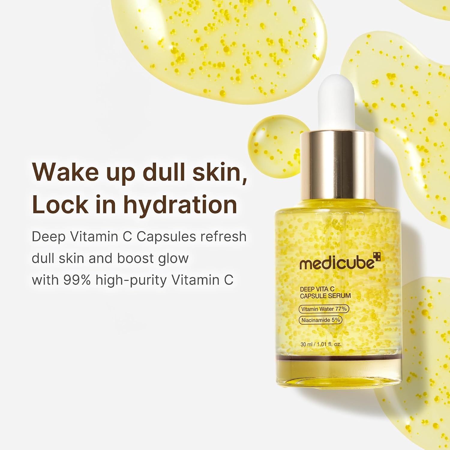 image:imagemedicube Deep Vita C Radiance Pad amp Serum Duo Deep Vita C Toner Pad and Vita C Serum Daily Tone prep for a Smooth Radiant Texture