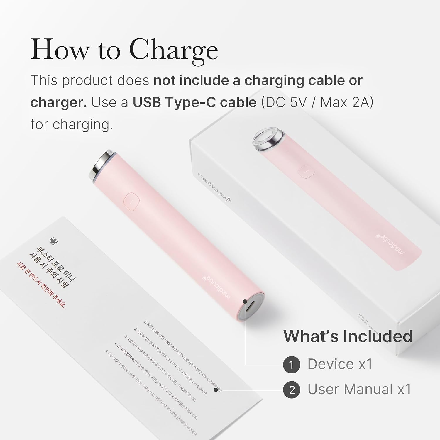 image:imagemedicube Mini Booster Pro Pink Affordable AtHome Facial Device for Beginners Portable Glow Booster for Glass Skin Boosting Skin Care Absorption Skincare for Teens Korean Skin Care