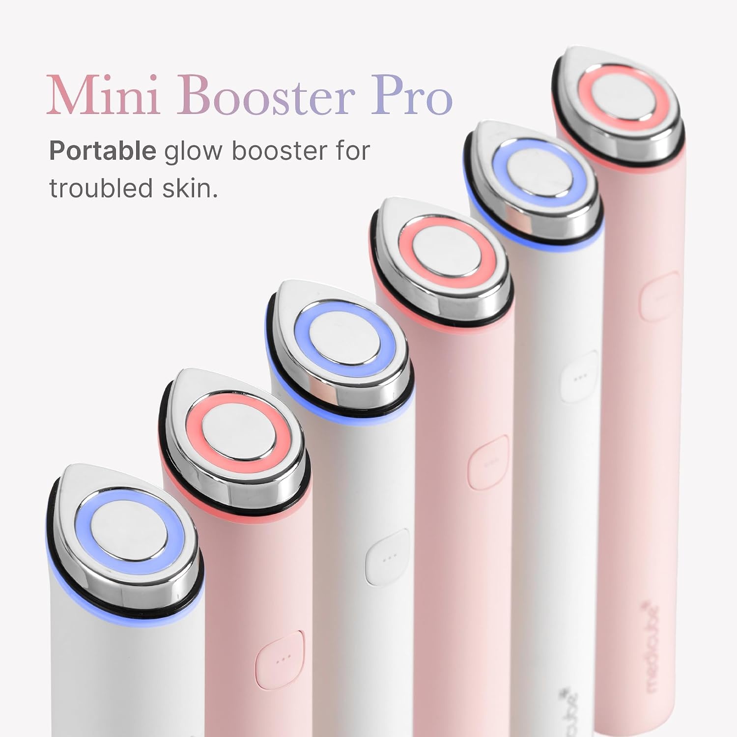 image:imagemedicube Mini Booster Pro Pink Affordable AtHome Facial Device for Beginners Portable Glow Booster for Glass Skin Boosting Skin Care Absorption Skincare for Teens Korean Skin Care