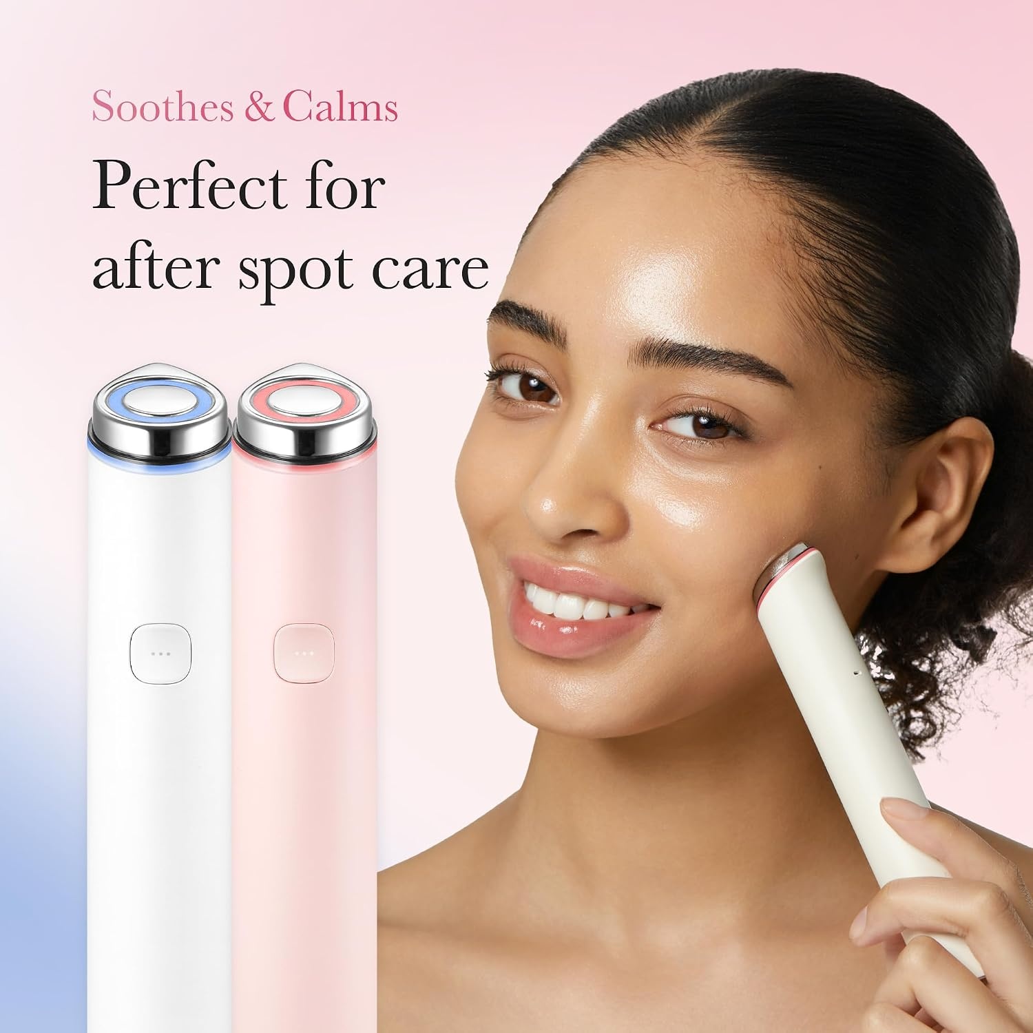 image:imagemedicube Mini Booster Pro Pink Affordable AtHome Facial Device for Beginners Portable Glow Booster for Glass Skin Boosting Skin Care Absorption Skincare for Teens Korean Skin Care