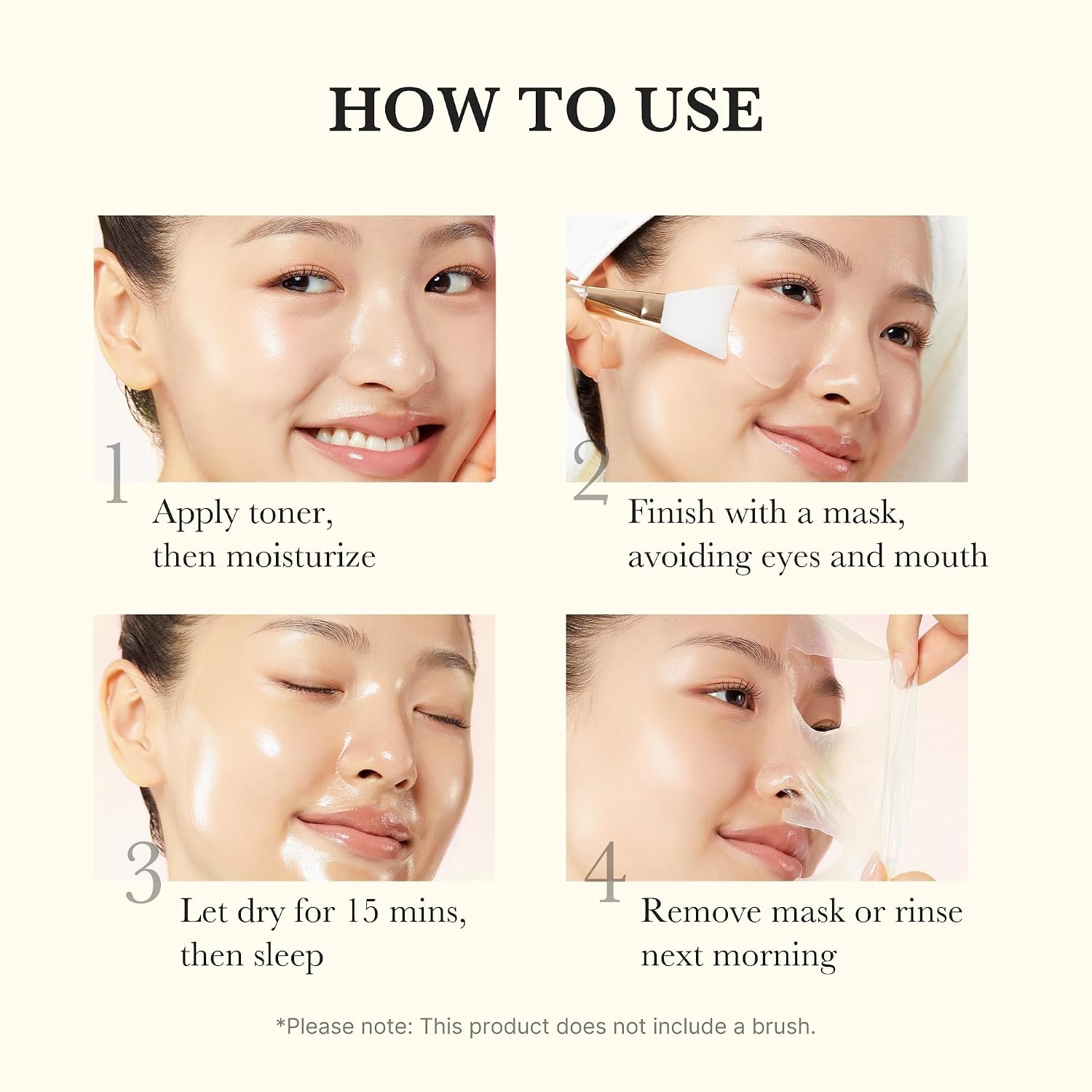 image:imagemedicube Overnight Glow Duo for Uneven Skin Tone Kojic Acid Turmeric Overnight Wrapping Peel Off Mask 20 and Jelly Brush Korean Skincare