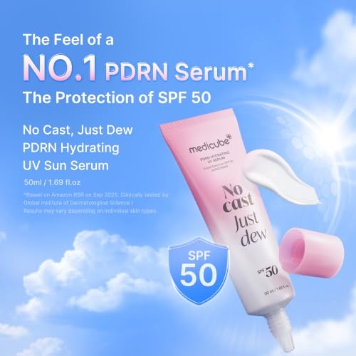 image:imagemedicube PDRN Hydration amp UV Dew Duo PDRN Sun Serum amp Light PDRN Serum