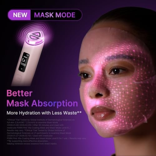 image:imagemedicube Perfect Mask Mode Duo PDRN Vita Coated Mask amp Booster Pro X2 White
