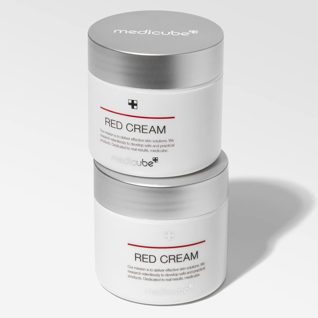 image:imagemedicube Red Cream 20 for Sensitive Dry Skin LowIrritation Moisturizer with BHA Niacinamide amp Adenosine For Soothing amp Hydration Korean Skincare 169 fl oz