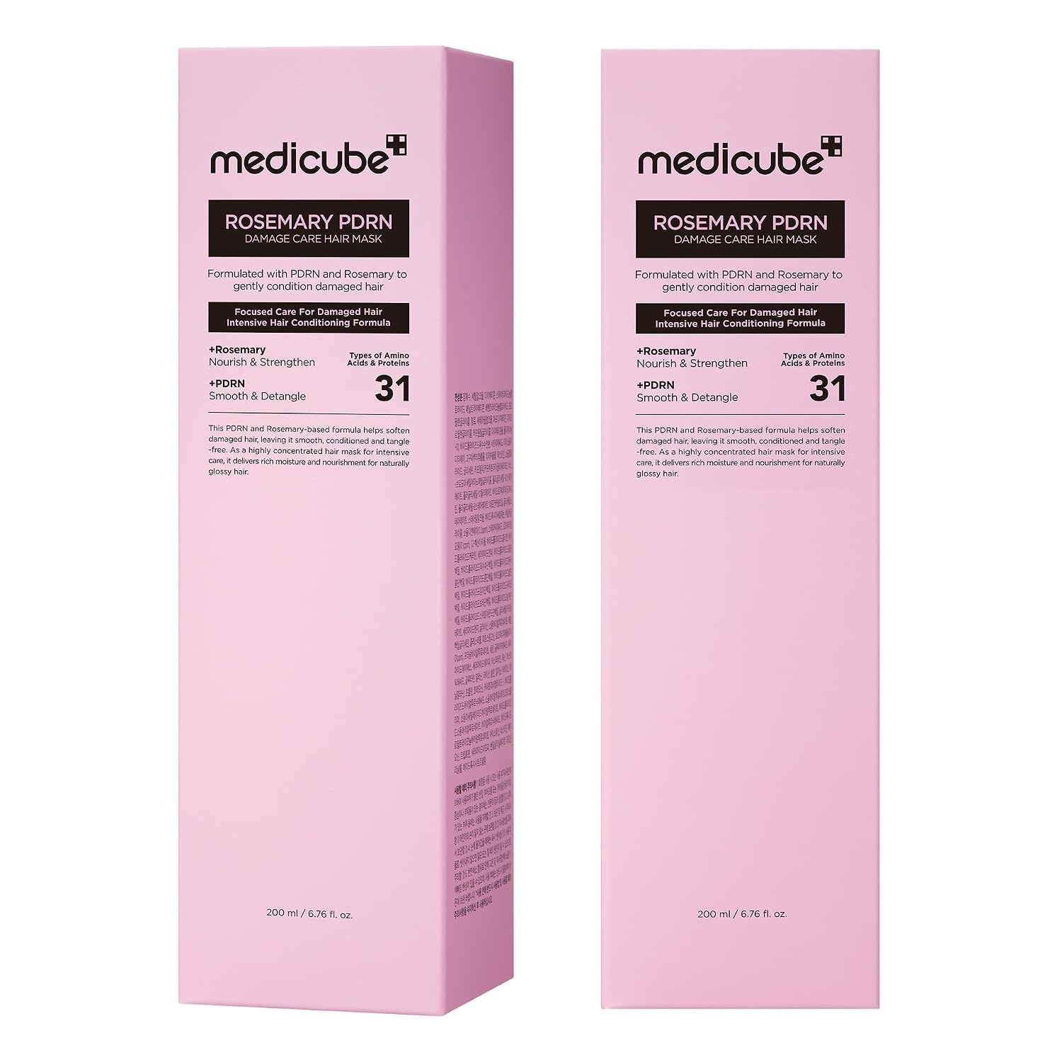 image:imagemedicube Rosemary PDRN Deep Damage Care Hair Mask 676 floz Intensive Bonding Care for OverDamaged Hair Liposome PDRN amp 31 Proteins for Silky Strong Glossy Hair Hair Care Product
