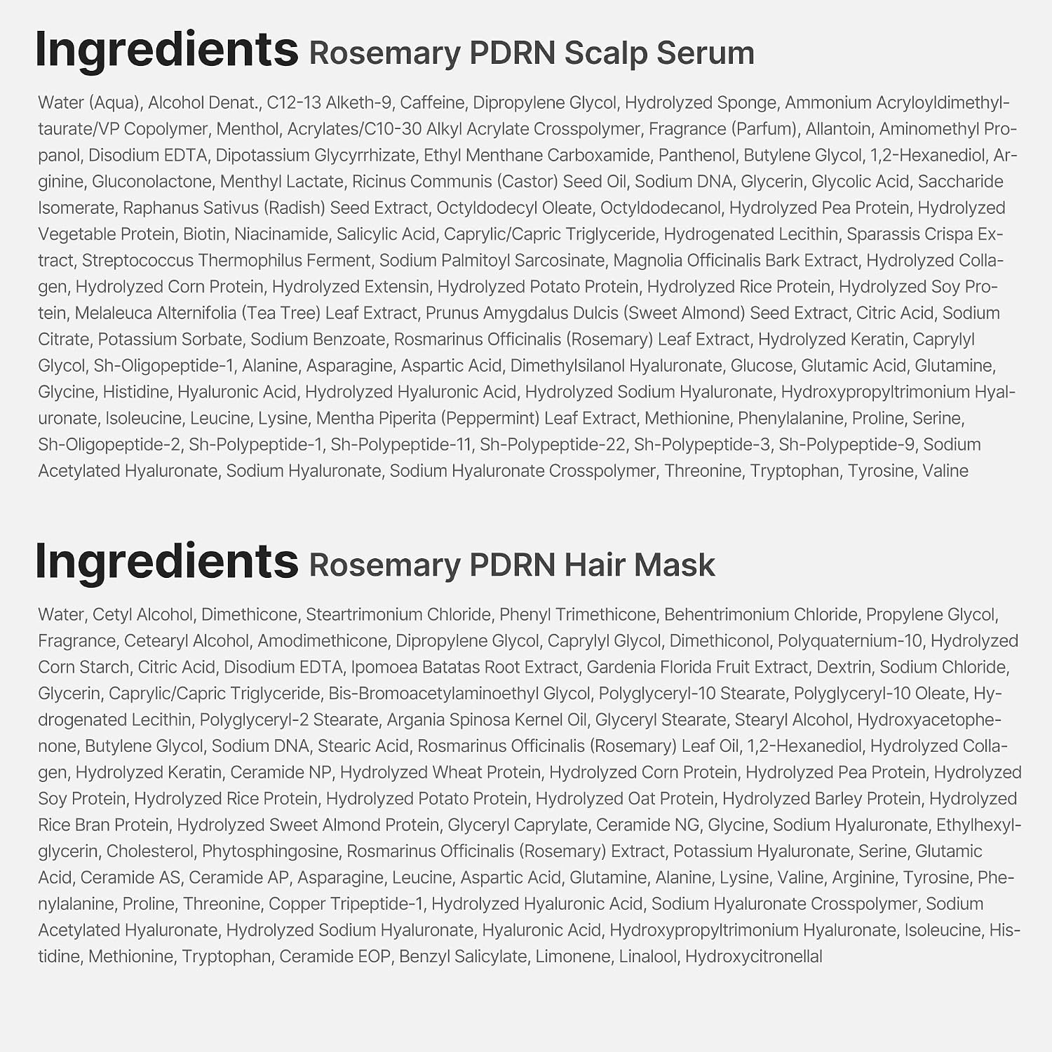 image:imagemedicube Rosemary PDRN Glass Hair Set FullSize Gift Kit for a Fuller Look ScalptoEnds 4Step Hair Ritual Root Volume amp Hair Breakage Care for Fine ThinLooking hair Korean Hair Care 5Piece