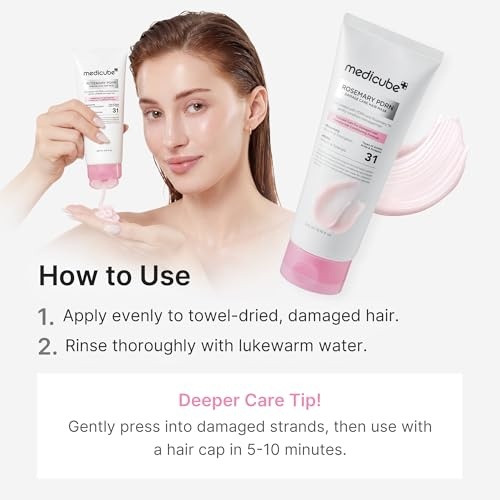 image:imagemedicube Rosemary PDRN Healthy Hair Trio Shampoo Conditioner and Scalp Serum Full Set Scalp Care Deep Damage Care and Glow Korean Hair Care