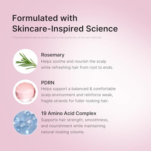 image:imagemedicube Rosemary PDRN Purify amp Nourish Shampoo and Conditioner Set Korean Hair Care Set for Dry Fine WeakLooking Hair Amino Acid for Strength amp Softness Nourishing Yet Lightweight Formula