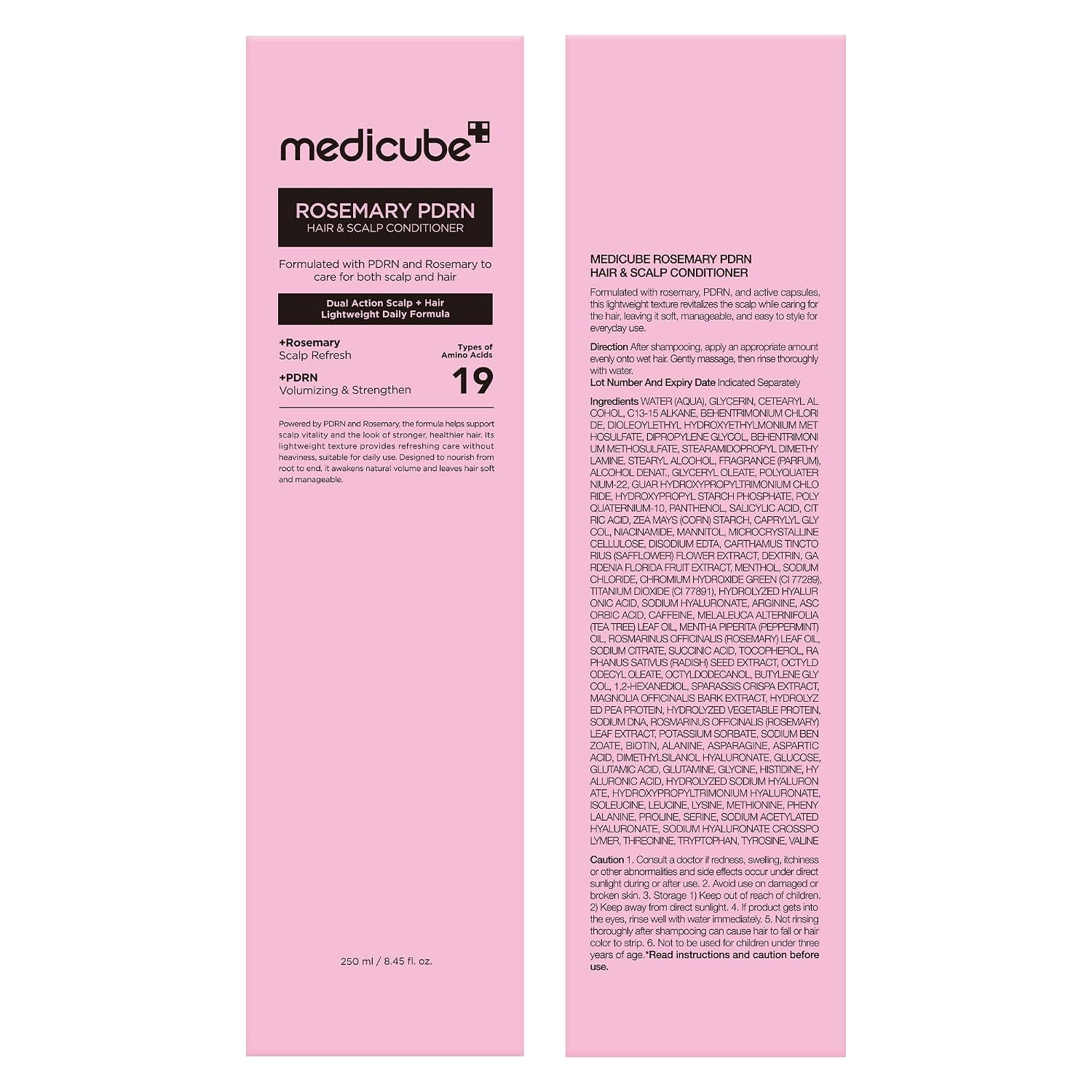 image:imagemedicube Rosemary PDRN Scalp to Strand Thickening Conditioner Scalp amp Hair Strengthening Conditioner for Fine Dry Hair Amino Acid for Strength amp Softness Hair Care Product 845 floz