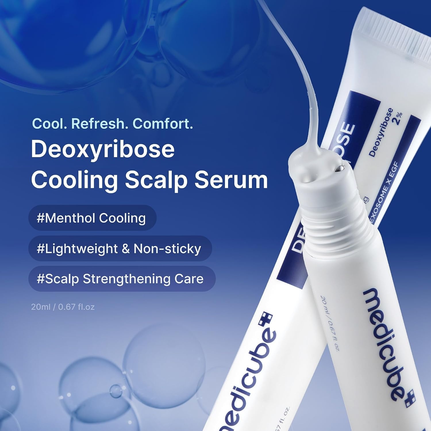 image:imagemedicube Scalp Serum with Rosemary PDRN NonGreasy Lightweight Serum for Thicker Fuller DenserLooking Hair Scalp Treatment for FlakeProne Scalp Soothing Korean Hair Care 20mlDeoxyribose