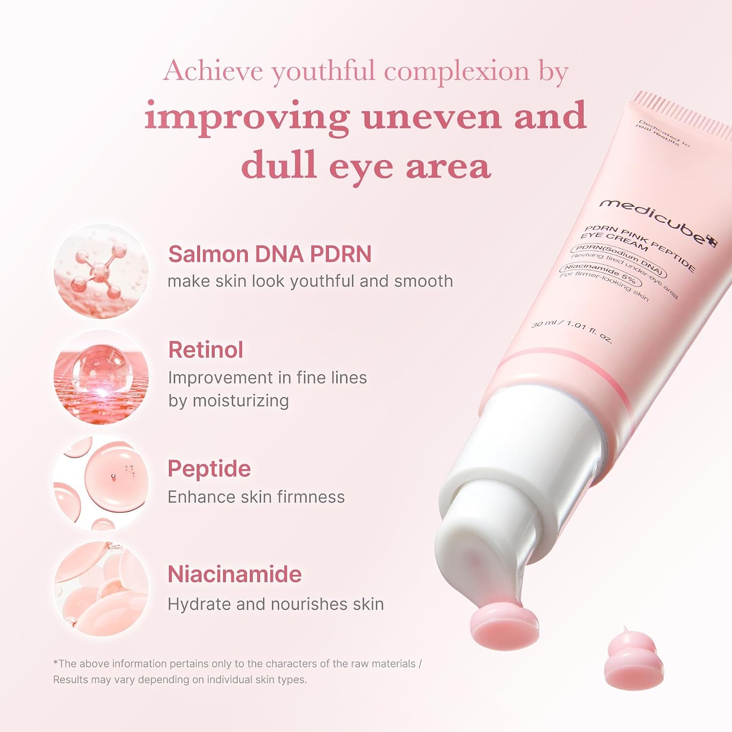 image:imagemedicube Ultimate Night Eye Routine Duo PDRN Caffeine Collagen Eye Patches and Salmon DNA PDRN Eye Cream For Appearance of Dark Circles Undereye Bags Firming Care Korean Skincare