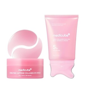 medicube Age Backwards Kit: Gua Sha Cream and PDRN Caffeine Eye Patches