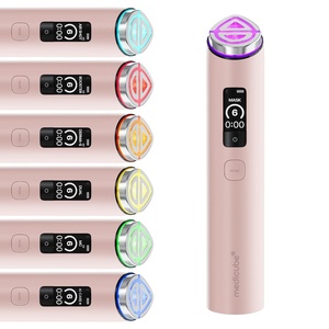 medicube Booster Pro X2™ | 7-IN-1 Glow Beauty Device | 2X Care for Glow, Pores, Skin Definition & Radiance | Customized Dual & Sheet Mask Boost Modes | Korean Skincare Device | White(Pink)