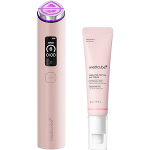medicube Eye Care Device Duo: PDRN Eye Serum and Booster Pro X2 Pink